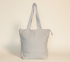 Woven Earth Ochre Lattice tote bag back view